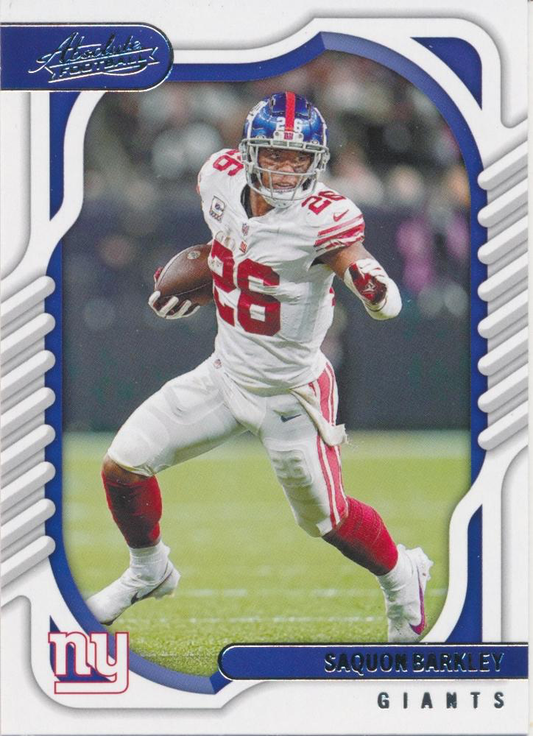 2022 Panini Absolute Saquon Barkley #48 New York Giants