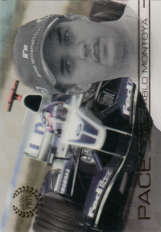 2005 Futera Grand Prix Juan Pablo Montoya #05 BMW Williams