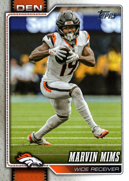 2026 Topps Flagship Marvin Mims #63 Denver Broncos