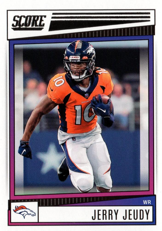 2022 Panini Score Jerry Jeudy Denver Broncos #75