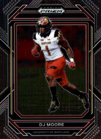 2023 Panini Prizm Draft Picks DJ Moore #32 Maryland Terrapins