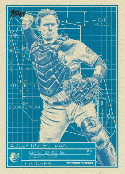 2024 Topps Series 1 Superstar Blueprint Adley Rutschman RC Baltimore Orioles #SB-11