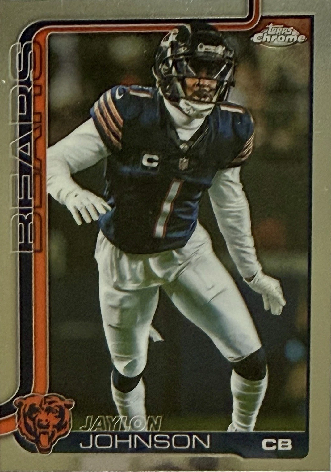 2025 Topps Chrome NFL Jaylon Johnson #57 Chicago Bears
