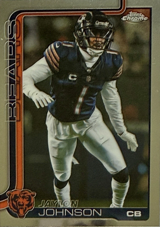 2025 Topps Chrome NFL Jaylon Johnson #57 Chicago Bears