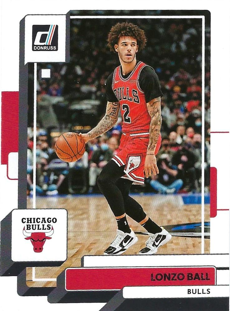 2022 Panini Donruss Lonzo Ball #29 Chicago Bulls