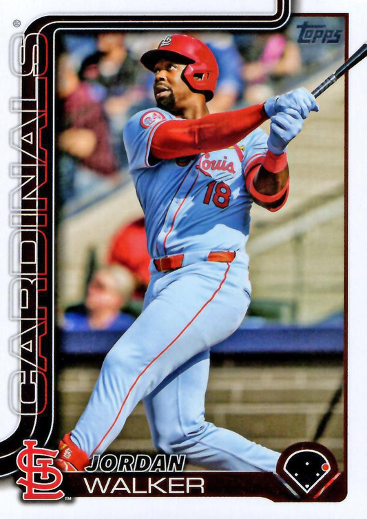 2025 Topps Series 2 Jordan Walker #485 St. Louis Cardinals