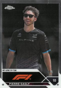 2023 Topps Chrome Formula 1 Pierre Gasly #53 BWT Alpine F1 Team
