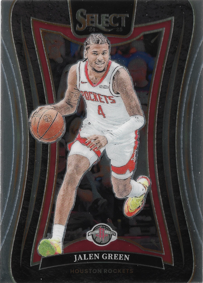 2024 Panini Select Jalen Green Mezzanine #327 Houston Rockets
