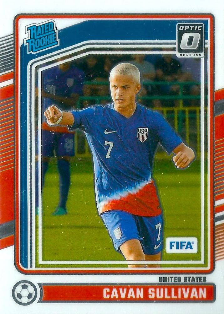 2024 Panini Donruss Optic Cavan Sullivan Rated Rookie #184 USA