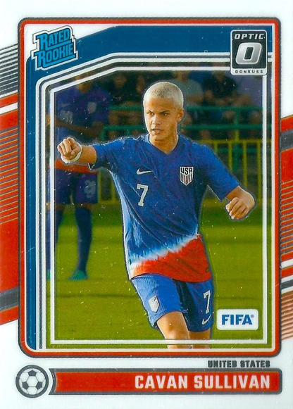 2024 Panini Donruss Optic Cavan Sullivan Rated Rookie #184 USA