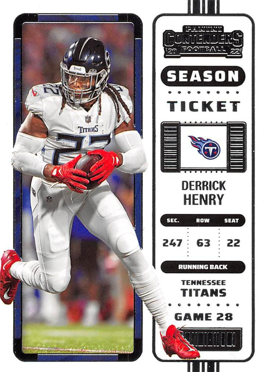 2022 Panini Contenders Derrick Henry Tennessee Titans #100
