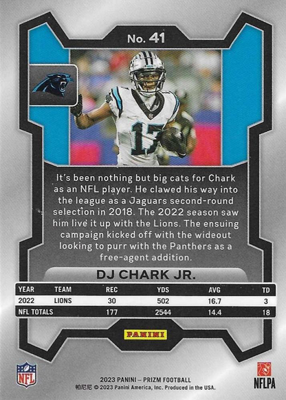 2023 Panini Prizm DJ Chark Jr. Carolina Panthers #41