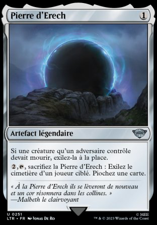 2023 Magic MTG Le Seigneur des Anneaux Pierre d'Erech LTR #251