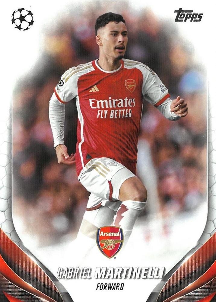 2023 Topps UCC Gabriel Martinelli #23 Arsenal FC