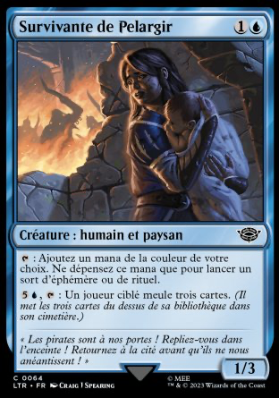 2023 Magic MTG Le Seigneur des Anneaux Survivante de Pelargir LTR #64