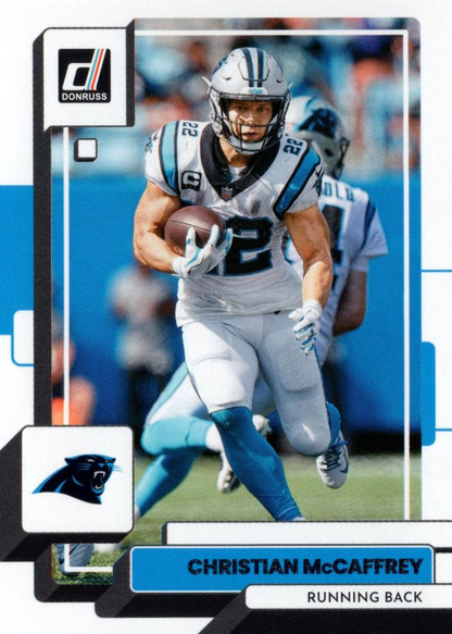 2022 Panini Donruss Christian McCaffrey #237 Carolina Panthers