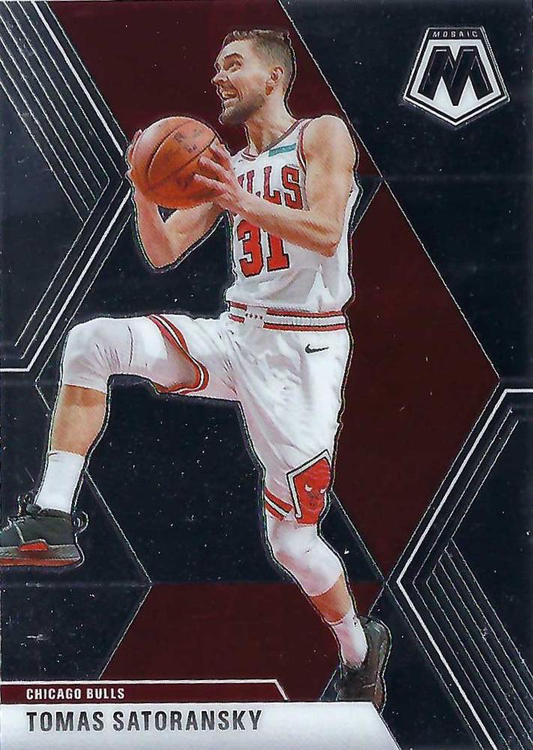 2019 Panini Mosaic Tomas Satoransky #117 Chicago Bulls