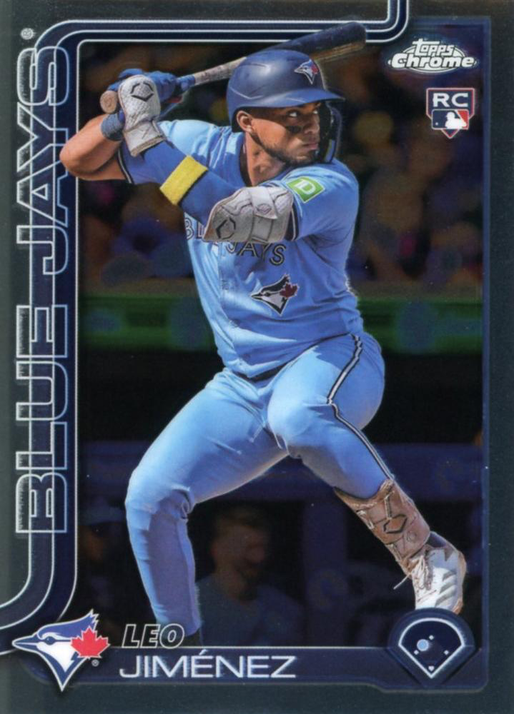 2025 Topps Chrome MLB Leo Jimenez RC #276 Toronto Blue Jays