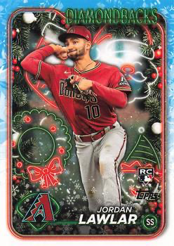 2024 Topps Holiday Jordan Lawlar RC Arizona Diamondbacks #H166