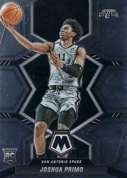 2021 Panini Mosaic Joshua Primo RC #204 San Antonio Spurs