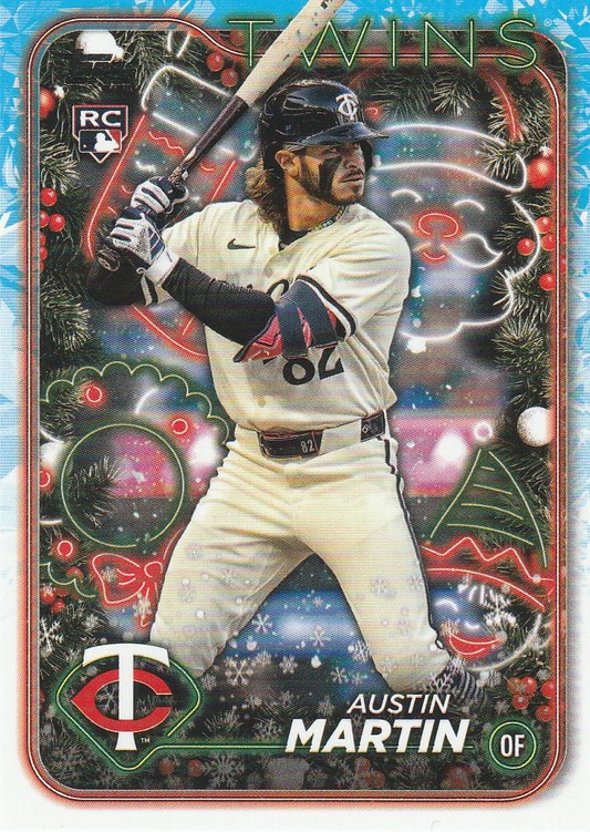 2024 Topps Holiday Austin Martin RC Minnesota Twins #H67