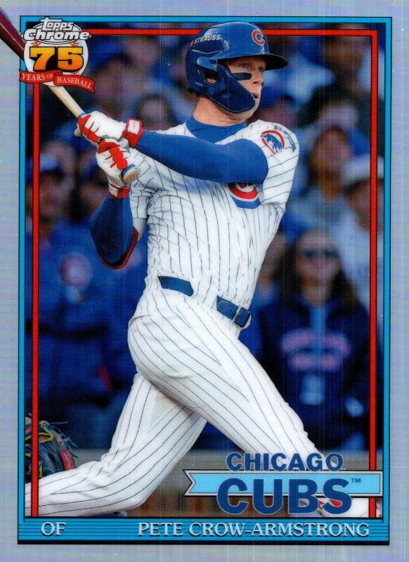 2026 Topps Chrome 1991 35th Pete Crow-Armstrong #91CB-14 Chicago Cubs