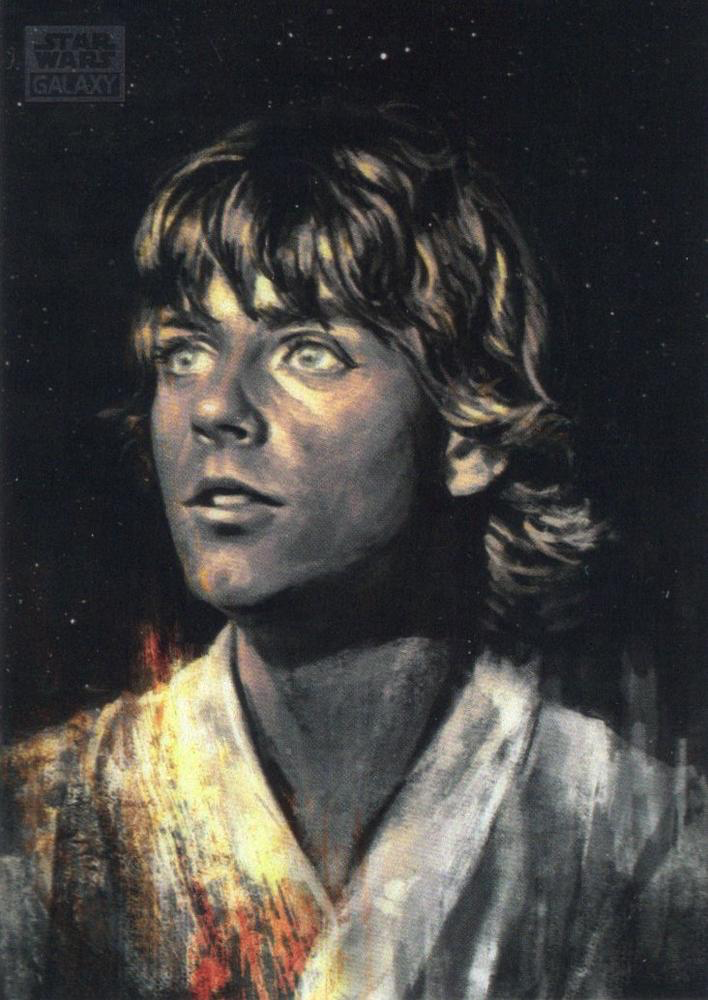 2024 Topps Chrome Star Wars Galaxy Luke Skywalker #83