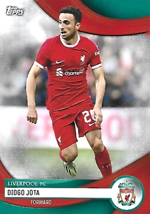 2023 Topps Liverpool Team Set Diogo Jota #19 Liverpool