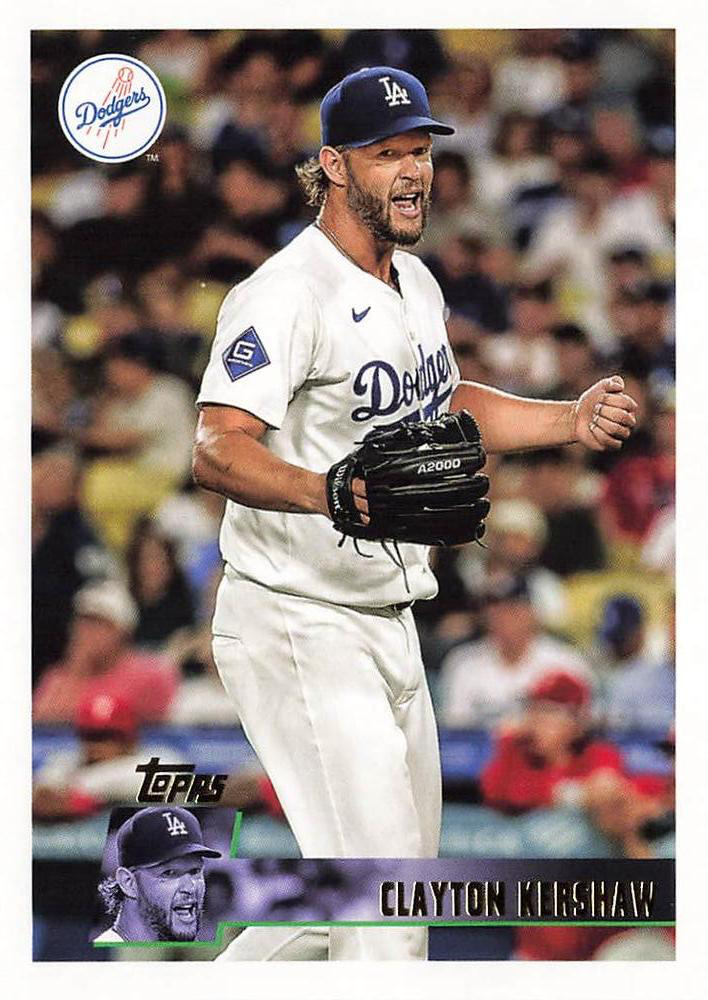 2025 Topps Archives Clayton Kershaw #157 Los Angeles Dodgers