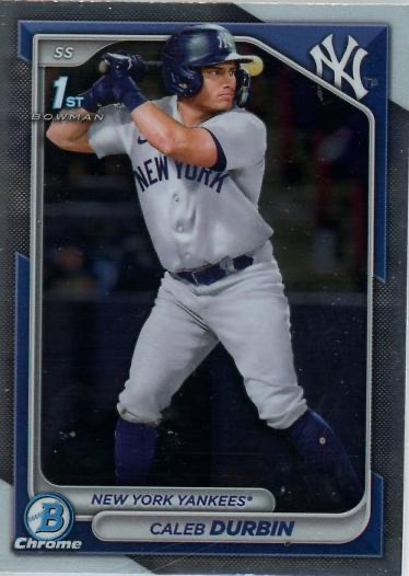 2024 Topps Bowman Chrome Prospects 1ST Caleb Durbin New York Yankees #BCP-214