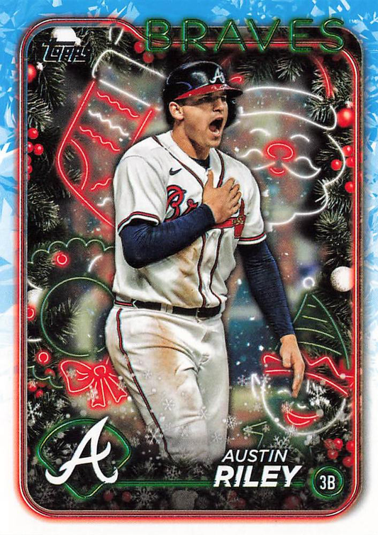 2024 Topps Holiday Austin Riley Atlanta Braves #H172