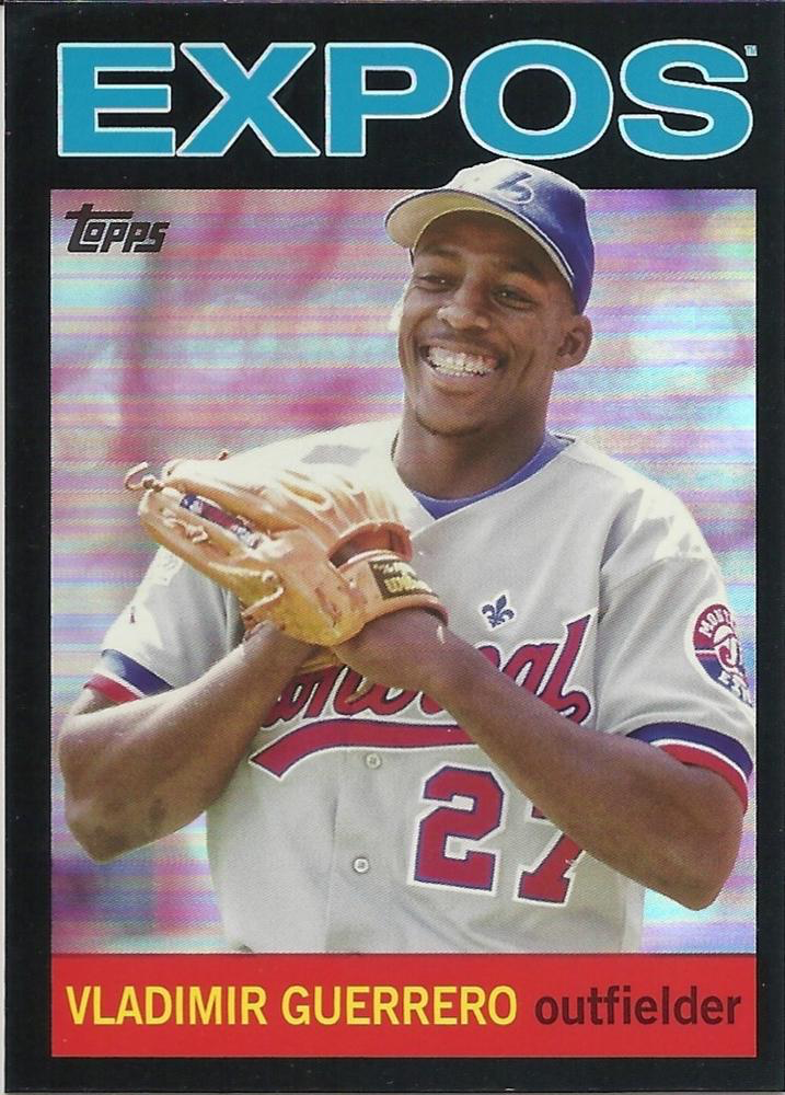 2025 Topps Archives Black Foilboard Vladimir Guerrero #79 Montreal Expos