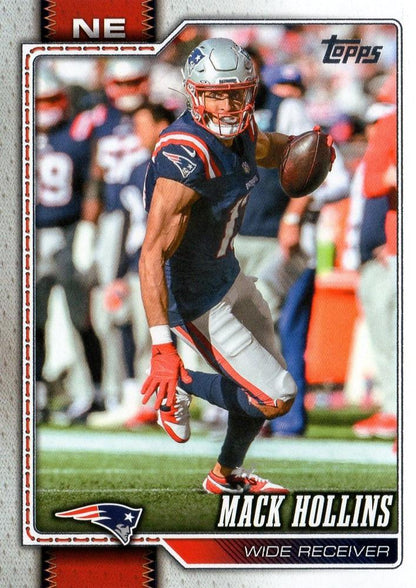 2026 Topps Flagship Mack Hollins #140 New England Patriots