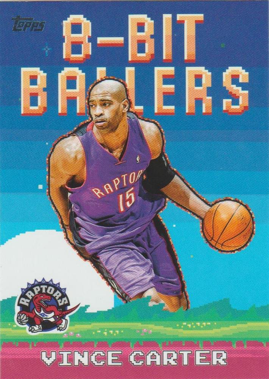 2025 Topps NBA 8-Bit Ballers Vince Carter 8B-26 Toronto Raptors