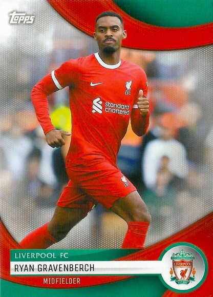 2023 Topps Liverpool Team Set Ryan Gravenberch #24 Liverpool