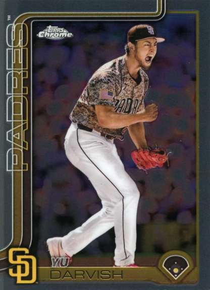 2025 Topps Chrome MLB Yu Darvish #186 San Diego Padres