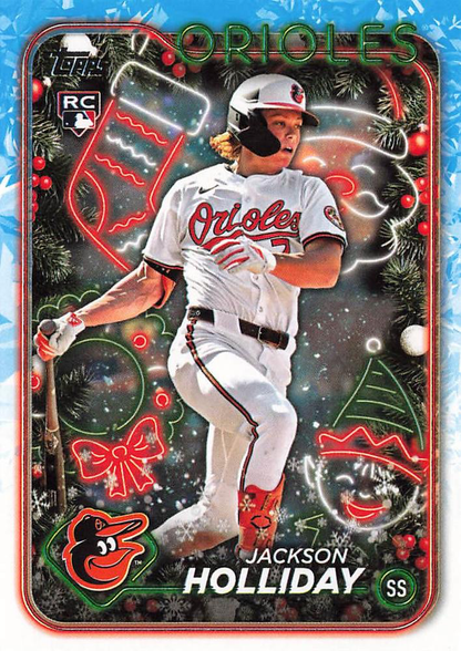 2024 Topps Holiday Jackson Holliday RC Baltimore Orioles #H50