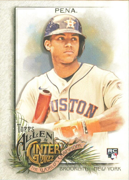 2022 Topps Allen & Ginter Jeremy Peña SP RC Houston Astros #349