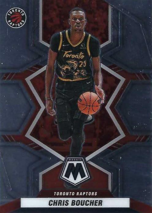 2021 Panini Mosaic Chris Boucher #113 Toronto Raptors