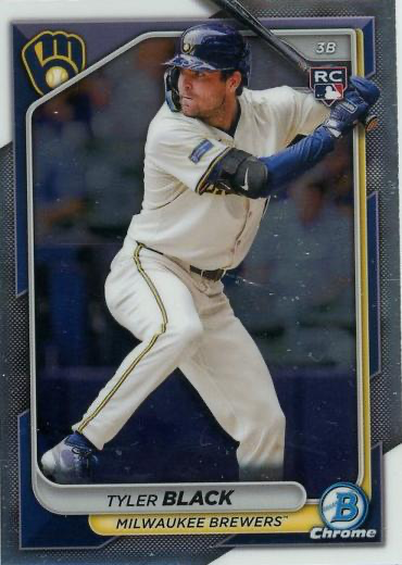 2024 Topps Bowman Chrome Tyler Black RC Milwaukee Brewers #63