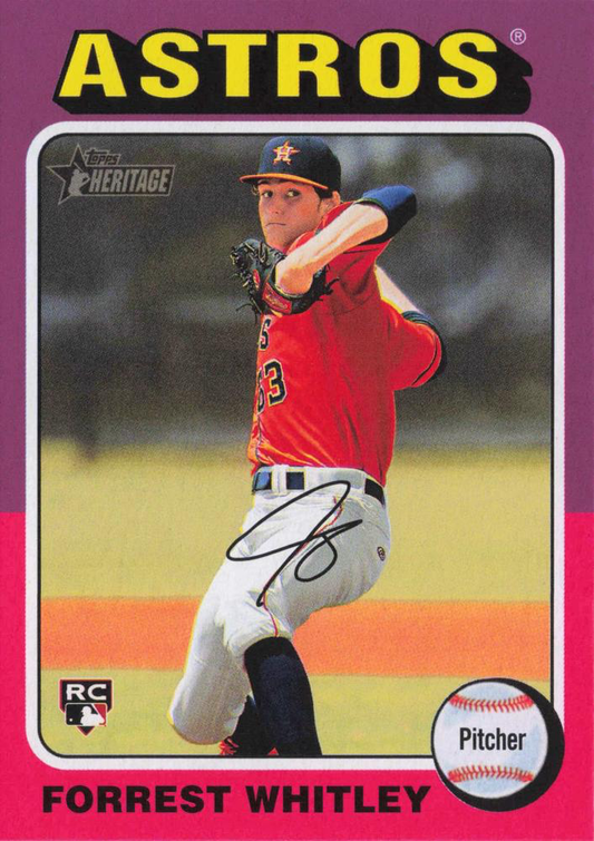 2024 Topps Heritage Forrest Whitley Houston Astros RC #636