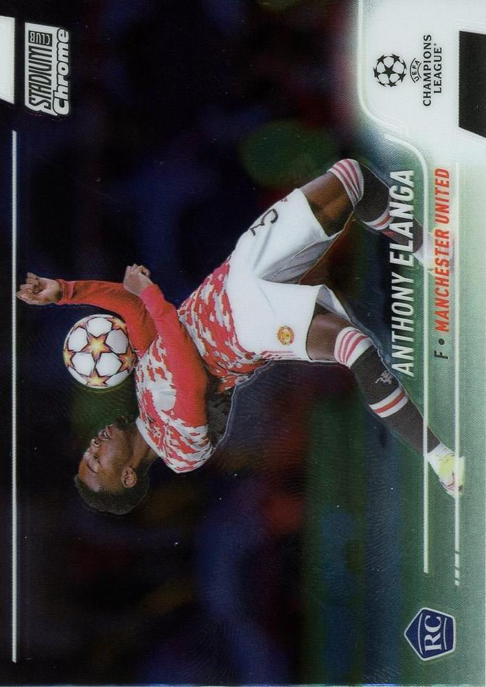 2021 Topps Stadium Club Chrome UCC RC Anthony Elanga #48 Manchester United