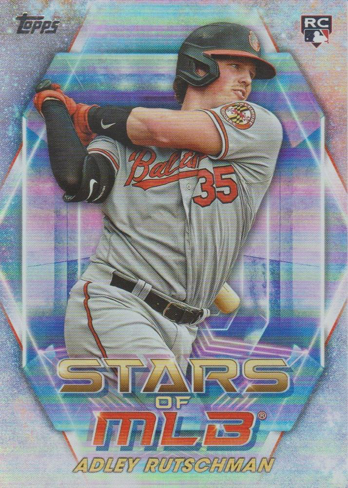 2023 Topps Series 1 Stars of MLB Adley Rutschman RC #SMLB-22 Baltimore Orioles