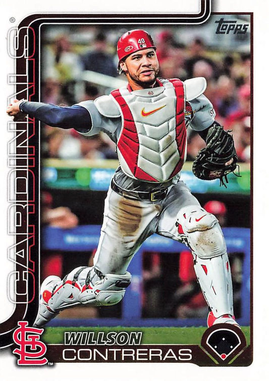 2025 Topps Series 2 Willson Contreras #472 St. Louis Cardinals