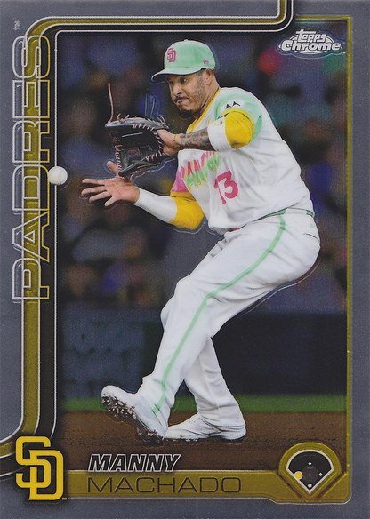 2025 Topps Chrome MLB Manny Machado #53 San Diego Padres