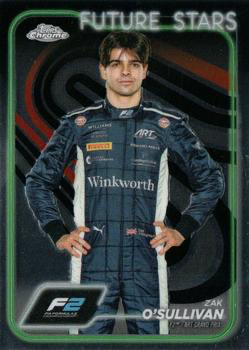 2024 Topps Chrome Formula 1 Zak O'Sullivan F2D #29 ART Grand Prix