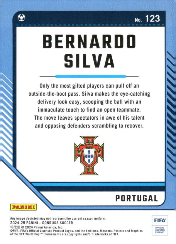 2024 Panini Donruss Bernardo Silva #123 Portugal
