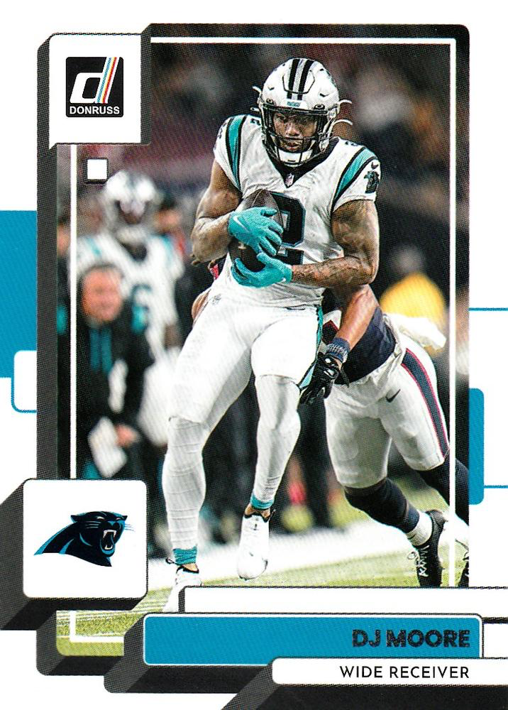 2022 Panini Donruss DJ Moore #234 Carolina Panthers