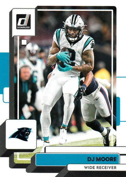 2022 Panini Donruss DJ Moore #234 Carolina Panthers