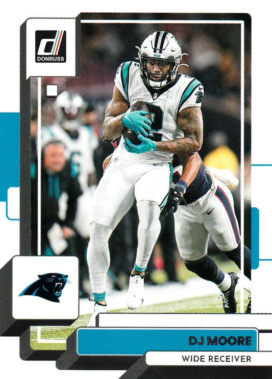 2022 Panini Donruss DJ Moore #234 Carolina Panthers